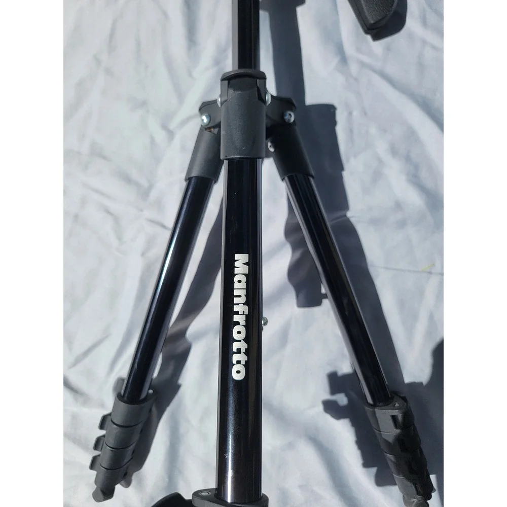 Manfrotto Compact Action Aluminum Tripod w/ Joystick Head Black MKCOMPACTACN-BK